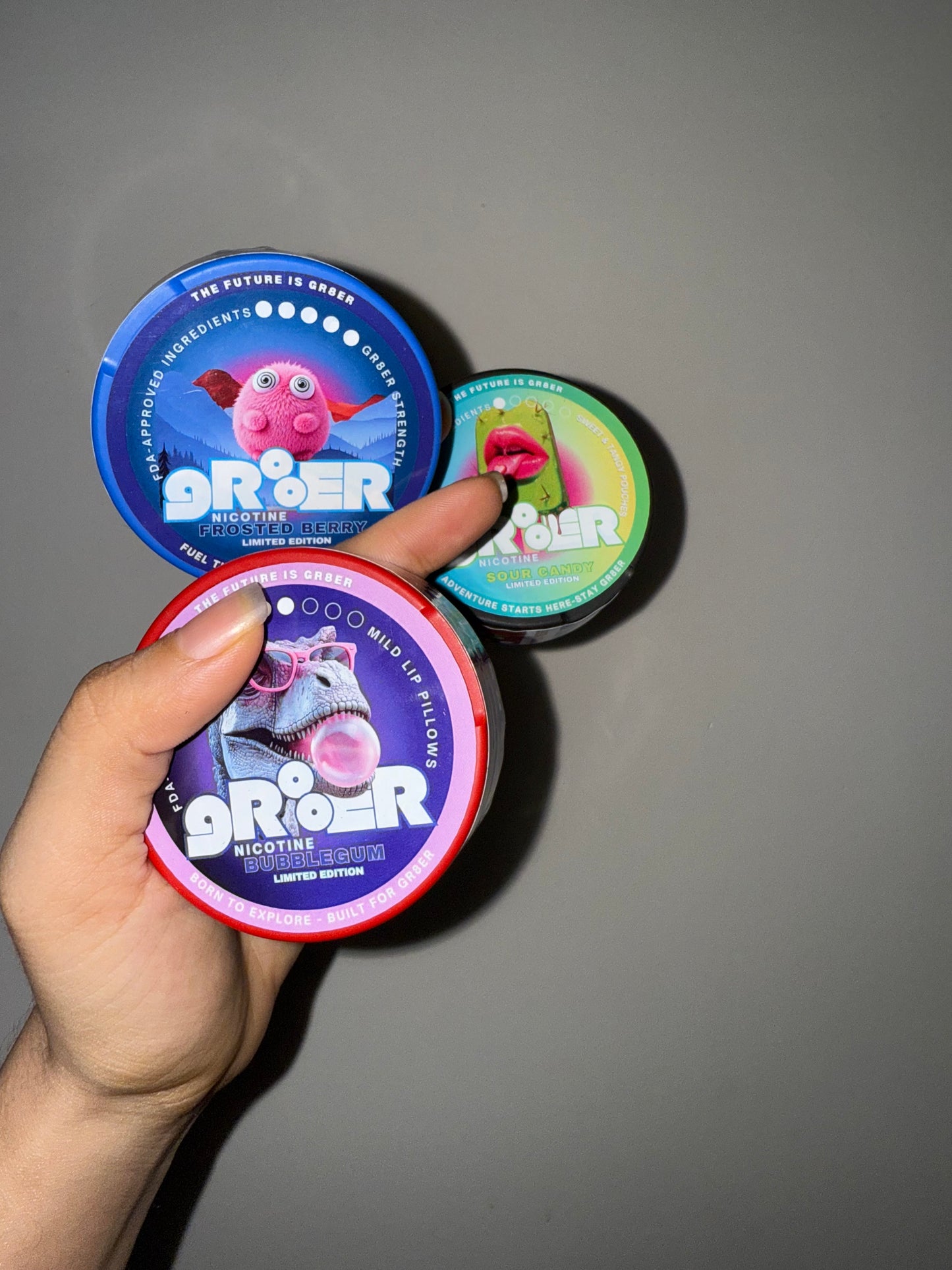 12.5 Nicotine pouches| GR8ER Frosted BERRY