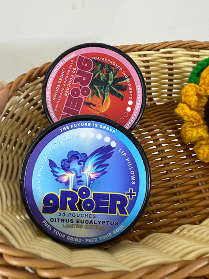 GR8ER EXTREME 20 mg Nicotine Pouches- CITRUS  EUCALYPTUS 🍊❄️
