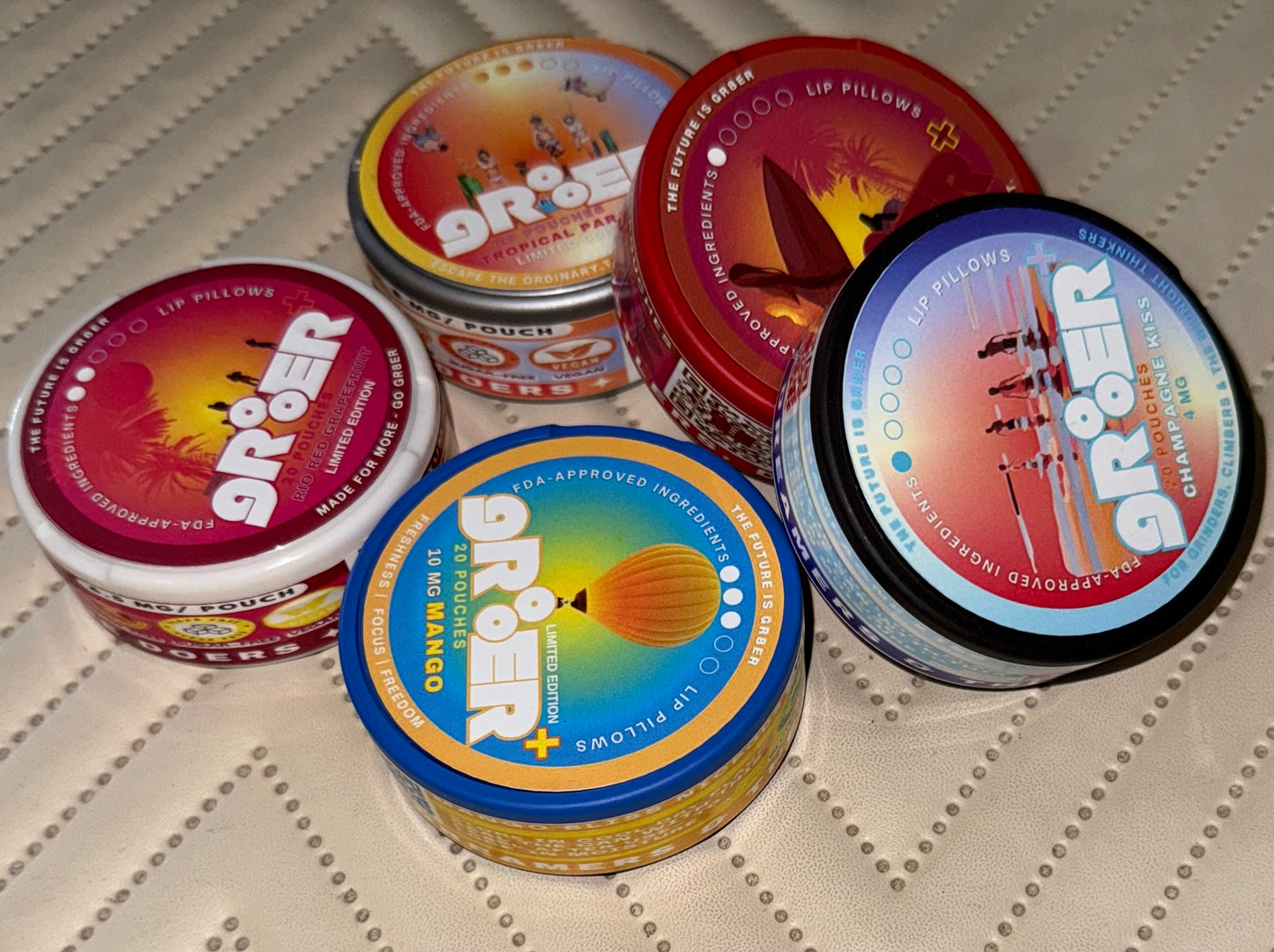 GR8ER Mango 10mg Nicotine Pouches – Strong, Tropical & Tobacco-Free